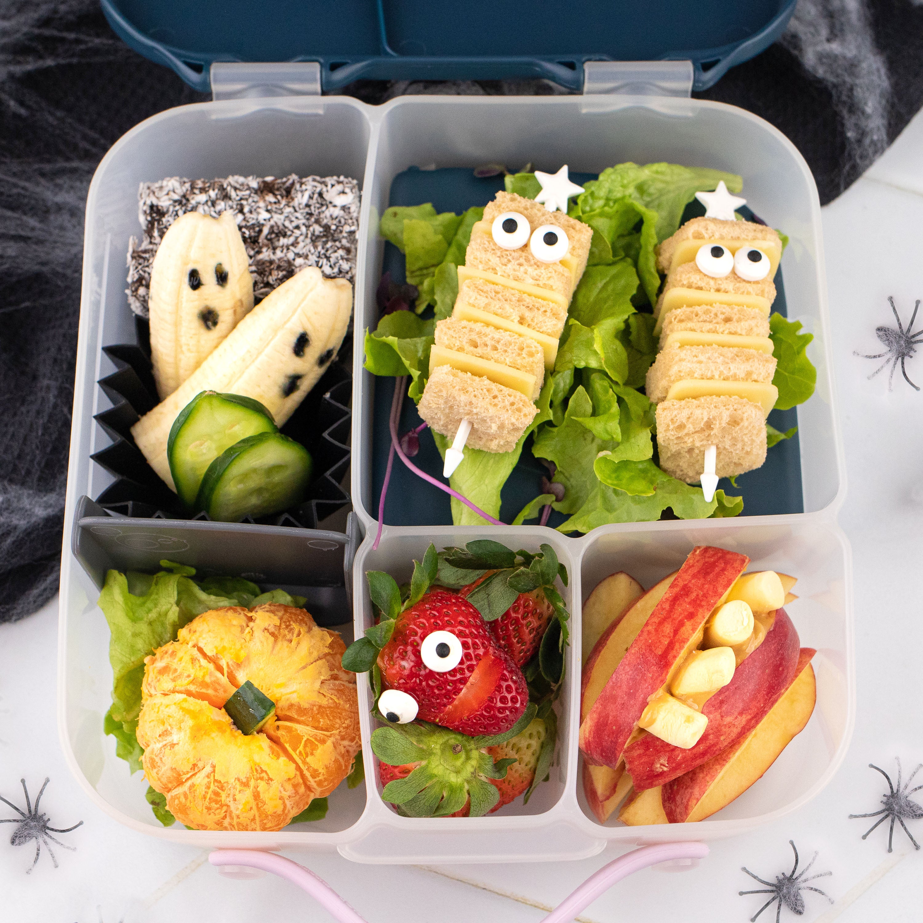 Adorable and Spooky Halloween Bento Box Lunch Ideas