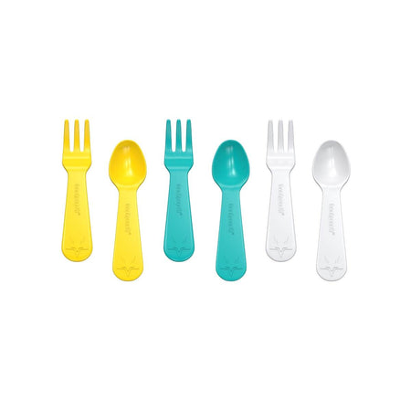 Lunch Punch Lunch Box Fork and Spoon Set - Blue – MontiiCo